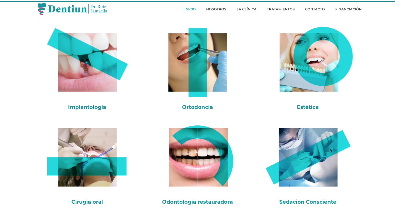 diseño web tratamientos dentales
