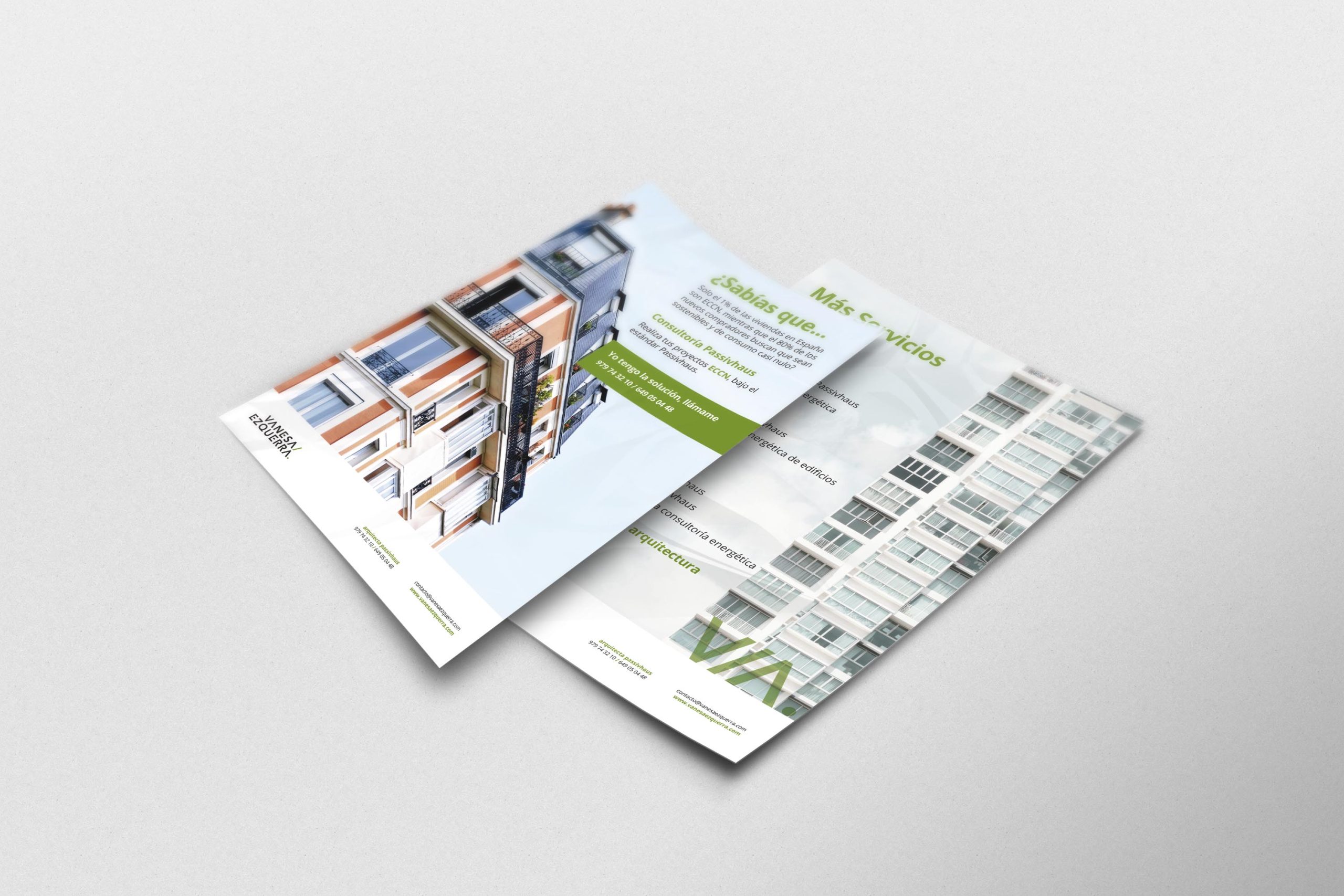 Diseño flyer Arquitectura Passivhaus Diseño flyer Arquitectura Passivhaus