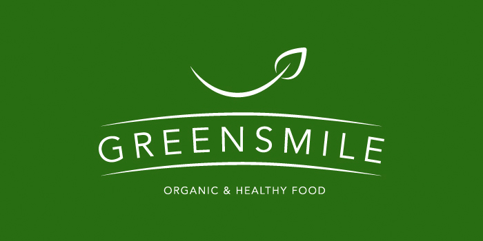diseño logo sonrisa orgánica