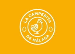 Diseño logo huevos gallinas camperas