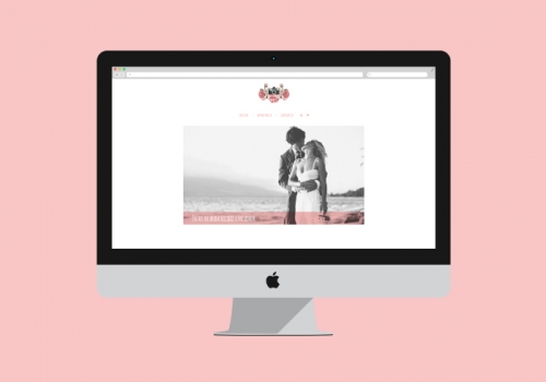Diseño de blog para fotógrafa de moda y reportaje social