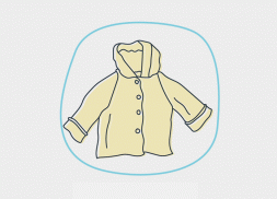 Ilustraciones para web de ropa orgánica para niños