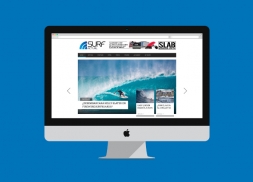 Diseño de blog sobre noticias de Surf