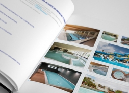 Diseño dossier empresa dedicada a los proyectos acuáticos