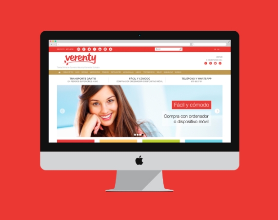 Diseño tienda online cosmética natural