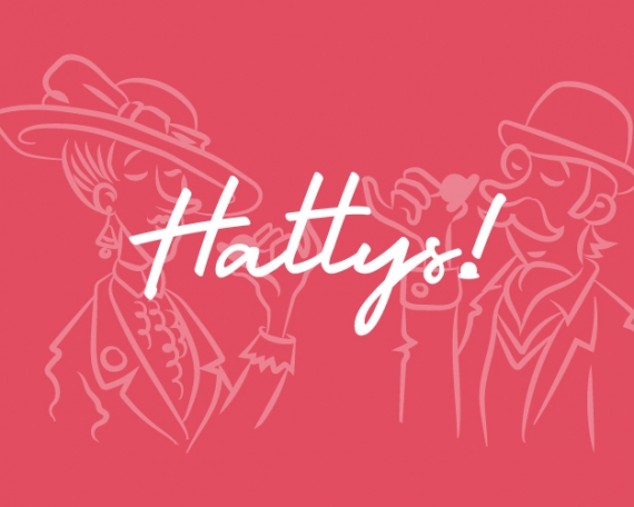 Diseño logo Hattys repostería natural