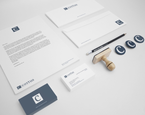 Diseño papelería empresa asesoramiento