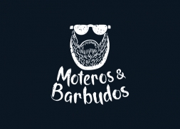 Creación marca logo Barberia Moteros