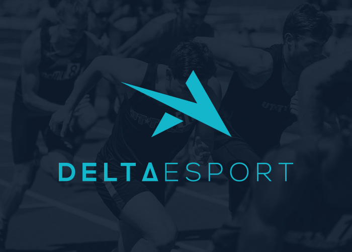 Diseño logotipo para marca deportiva delta