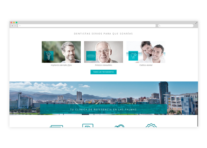 Diseño de web para clínica dental en las palmas de gran canaria