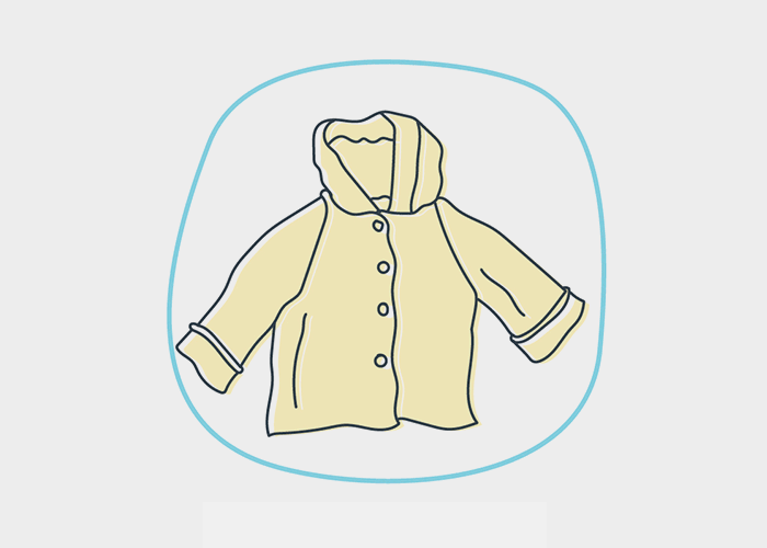Ilustraciones para web de ropa orgánica para niños