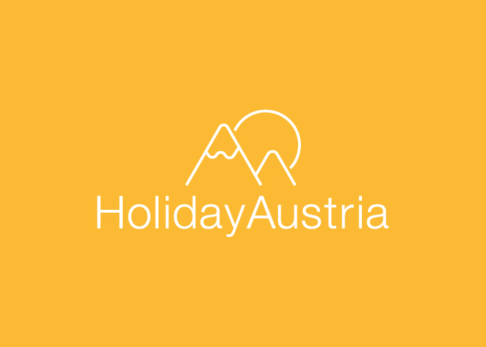 Diseño de logo para empresa que gestiona apartamentos de alquiler vacacional en zonas de montaña de Austria