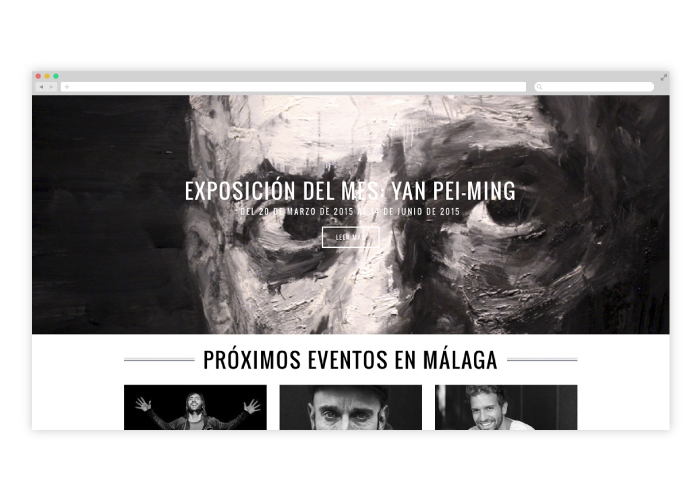 Diseño y programación de blog para guía cultural en Málaga