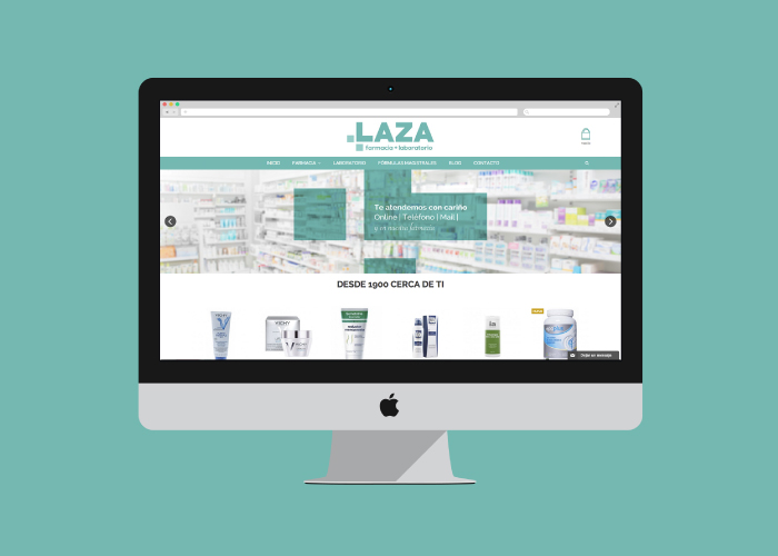 Diseño tienda farmacia online