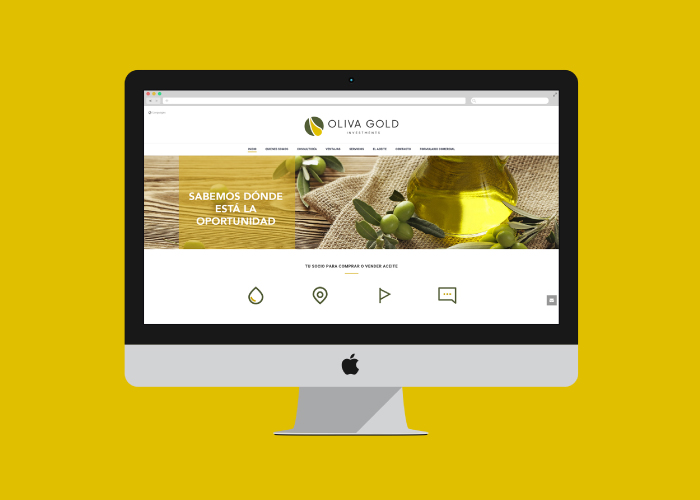 Diseño y desarrollo web empresa aceite de oliva