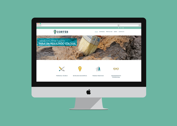 Diseño web para arqueólogo