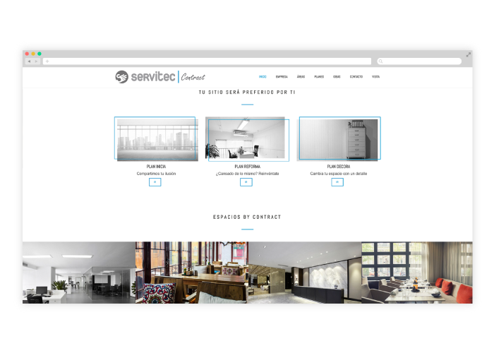 Diseño web empresa interiorismo y decoración