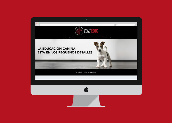 Diseño web educación canina