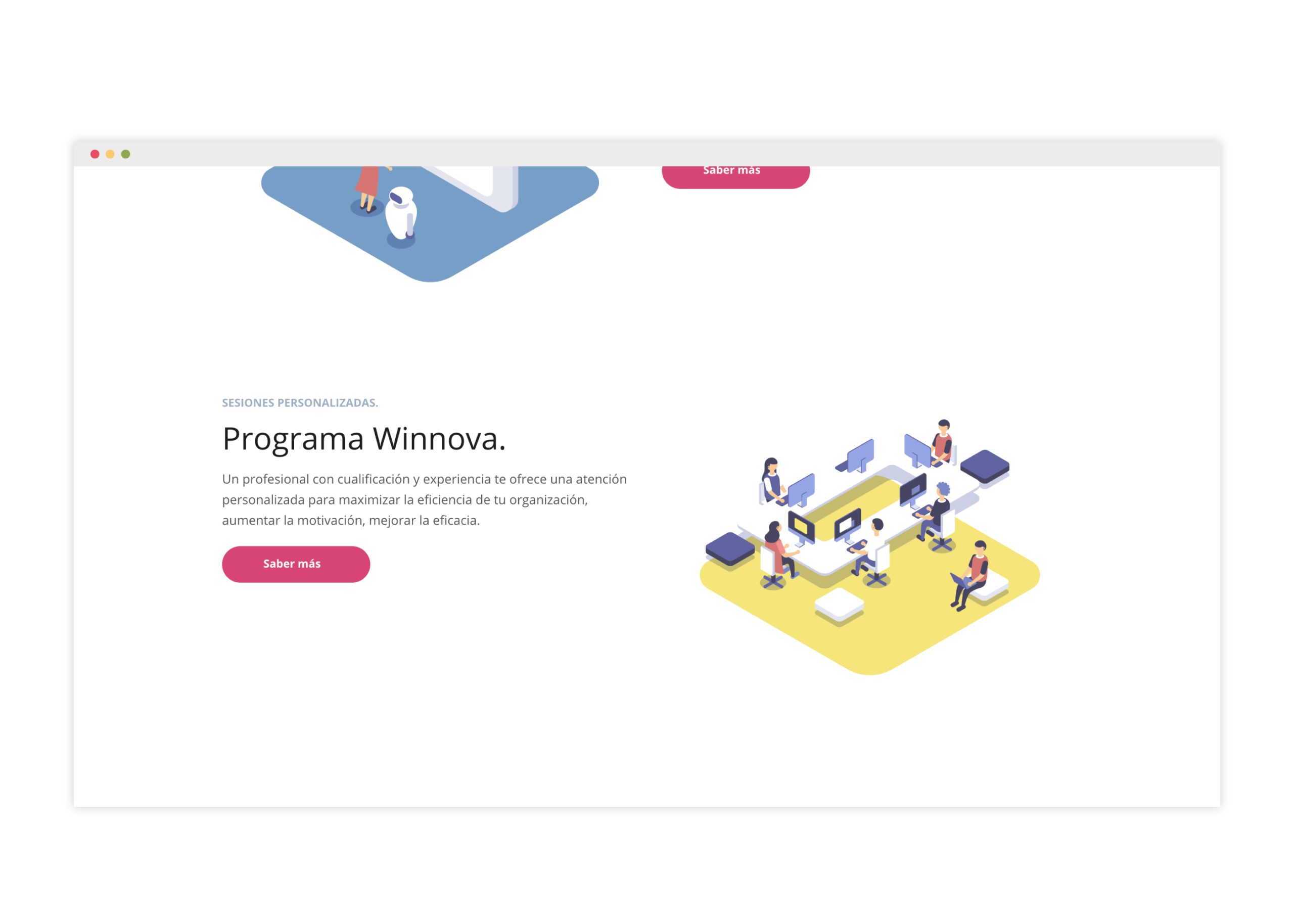 Diseño de web para empresa de servicios de consultoría tecnológica