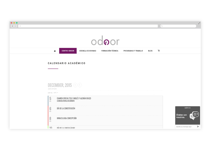 Diseño web personalizada para una academia de idiomas en Málaga