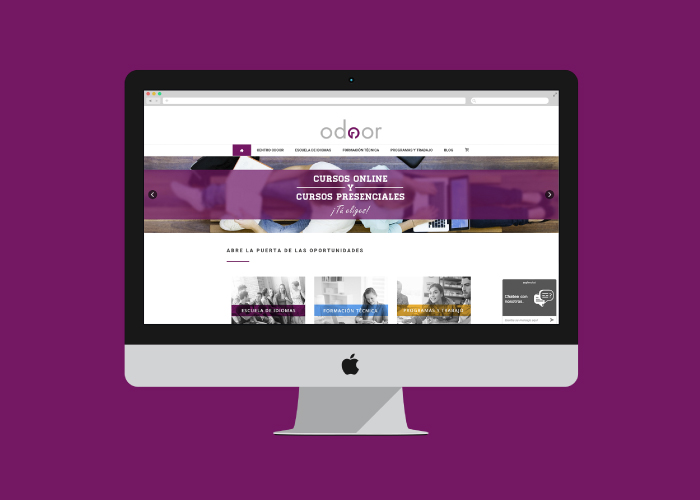 Diseño de web ecommerce academia Málaga