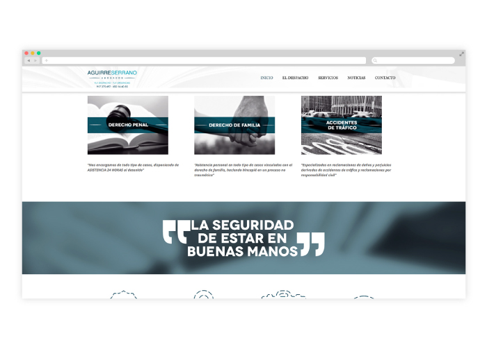 Diseño web abogada Madrid