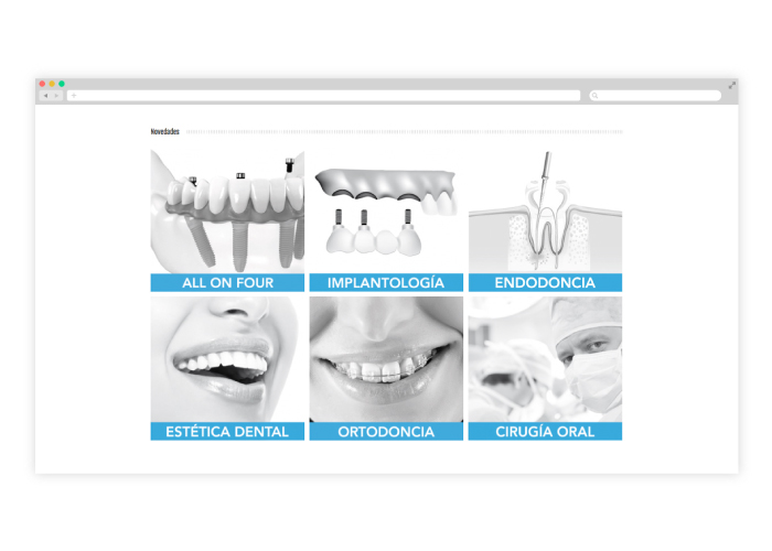 Diseño web clínica dental en Málaga y Valladolid