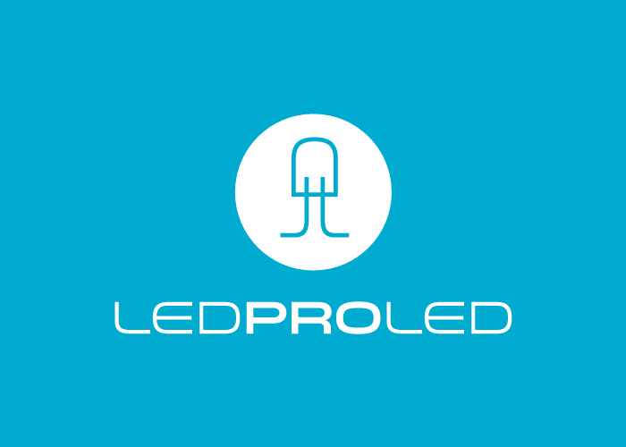 Diseño logotipo empresa de iluminación LED