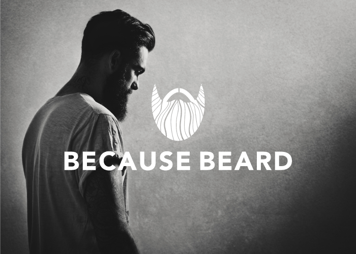 Diseño de logotipo para página de facebook dedicada a las barbas