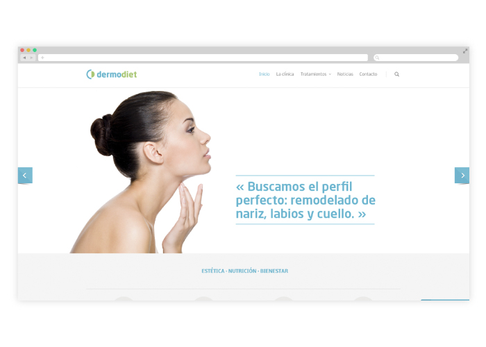 Diseño web para clínica médico estética en Málaga