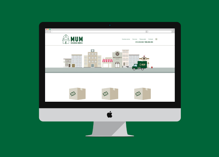 Diseño web empresa de mudanzas Murcia