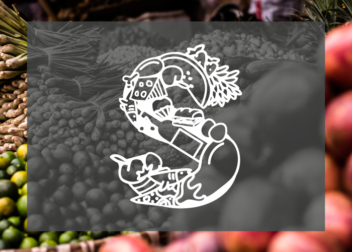 Diseño de logotipo para supermercado de productos de alimentación