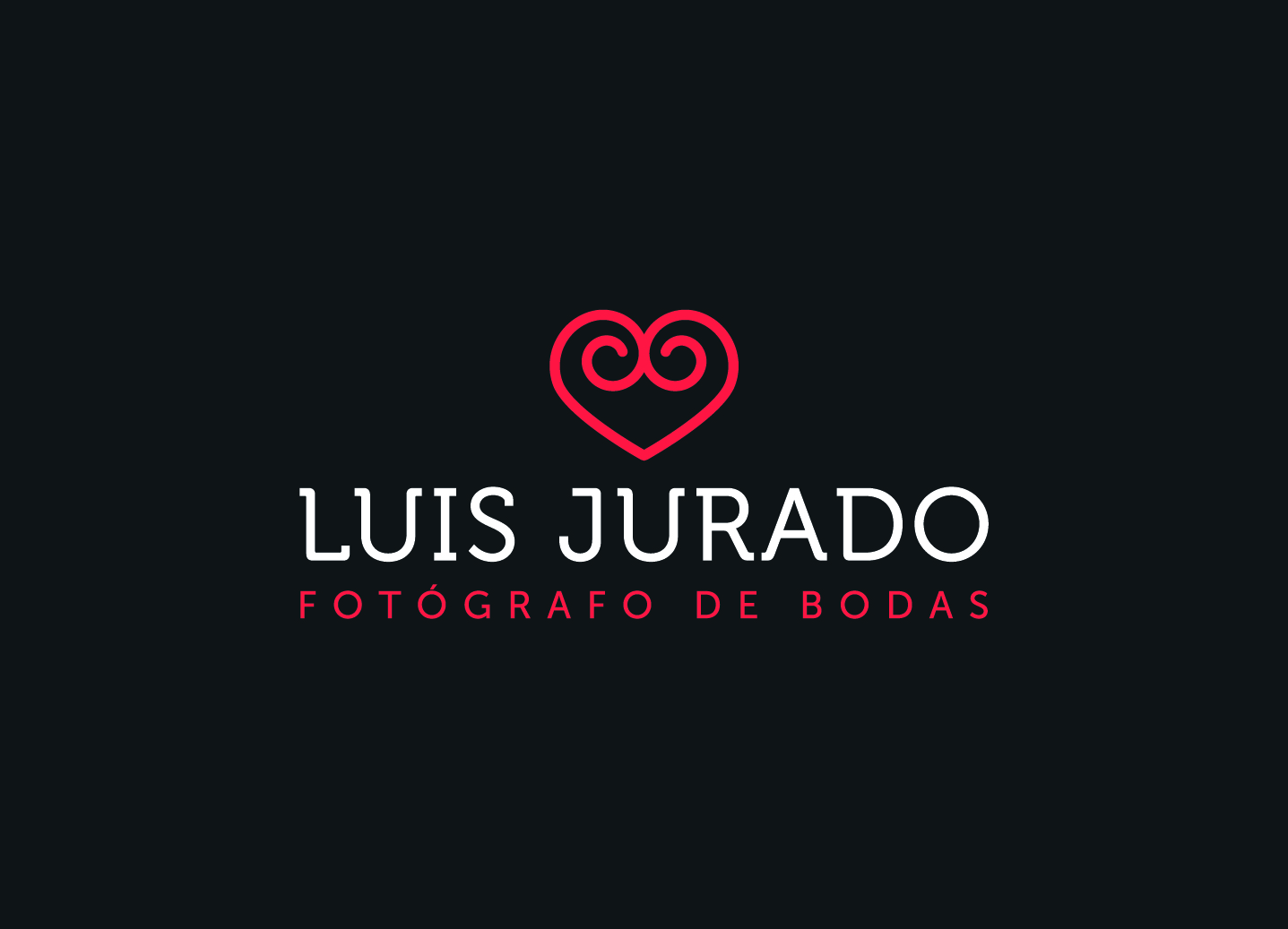 Diseño de logotipo para fotógrafo especializado en reportajes de boda