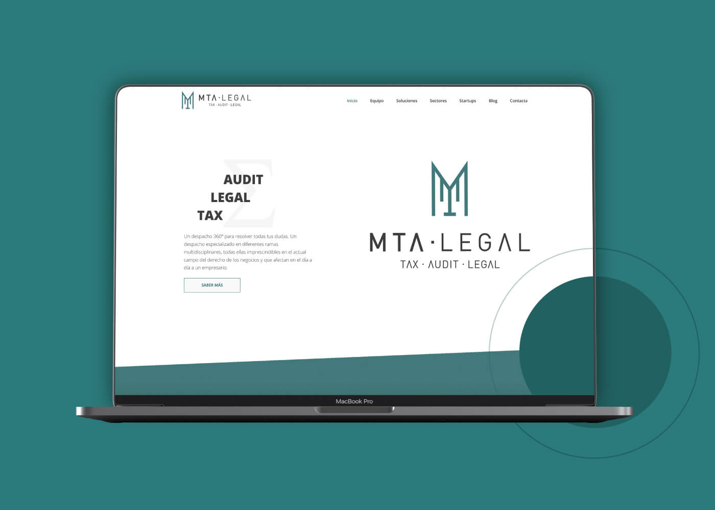 Diseño web despacho legal en Málaga