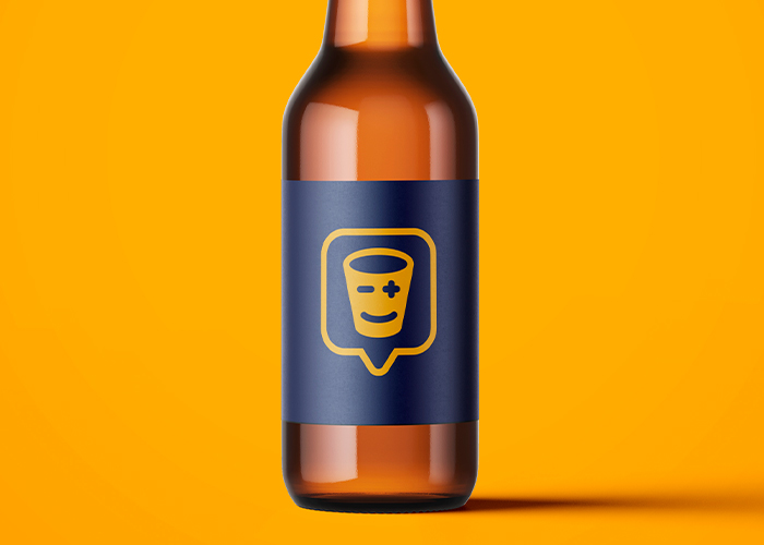diseño de logo app cerveza