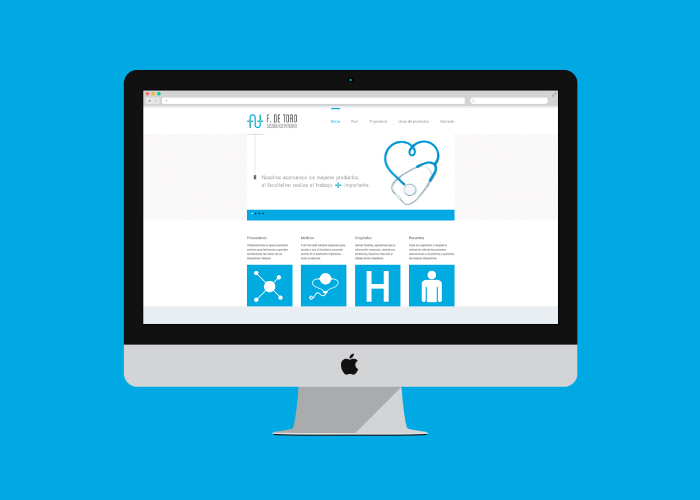 Diseño web para empresa de gestión hospitalaria